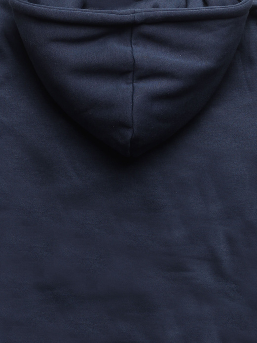 Granatowa damska bluza ze stójką łączone materiały