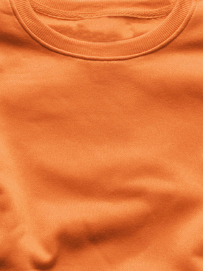 Pomarańczowa casualowa damska bluza