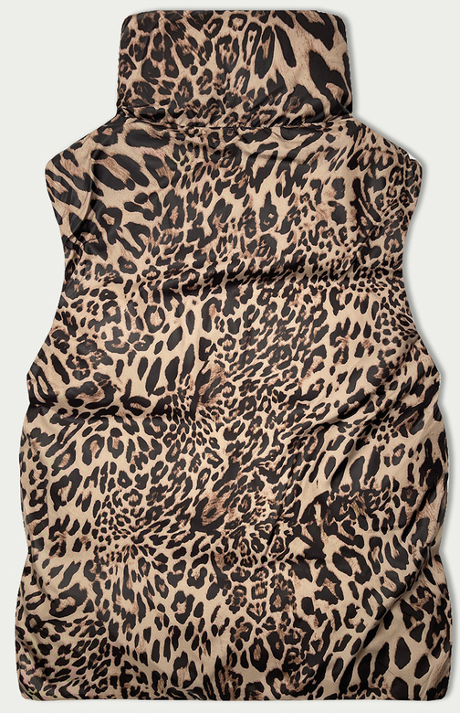 Czarny dwustronny bezrękawnik kamizelka ze stójką i regulowanym ściągaczem