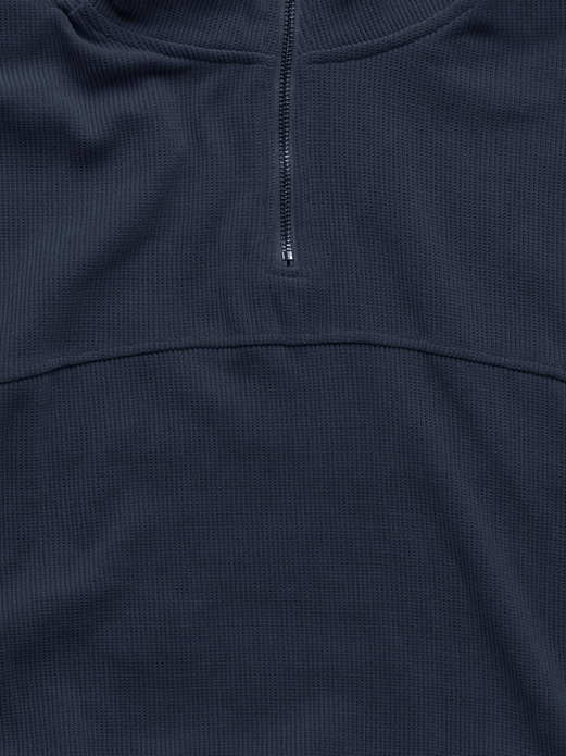 Granatowy dres komplet w prążek fason ze stójką