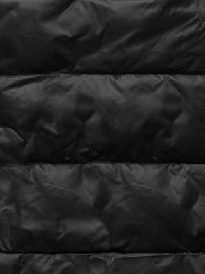 Czarny dwustronny bezrękawnik kamizelka ze stójką i regulowanym ściągaczem