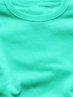 Miętowa casualowa damska bluza