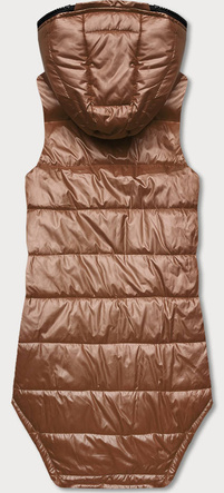 Karmelowy genialny bezrękawnik kamizelka