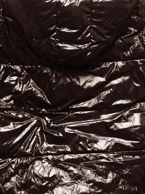 Brązowa Ecru dwustronna zimowa kapitalna kurtka damska