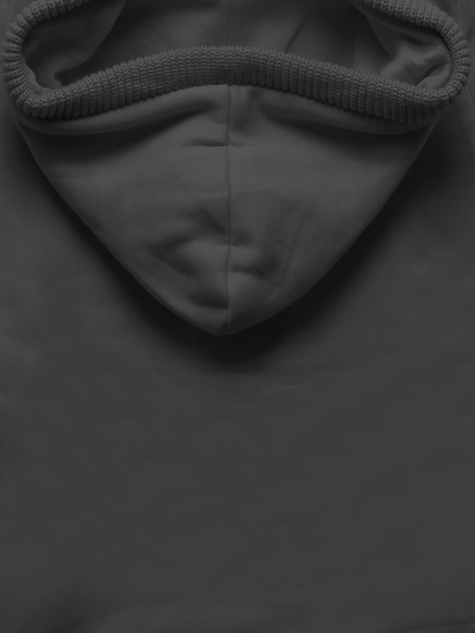 Grafitowa unikalna damska bluza z genialnym kapturem