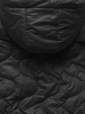 Czarny bezrękawnik kamizelka ze ściągaczem regulowanym po bokach