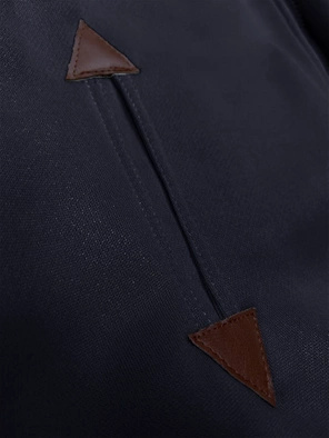 Granatowa fantastyczna ciepła bluza z kapturem