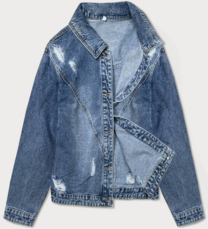 JEANSOWA KURTKA DAMSKA DENIM NIEBIESKA (B028)