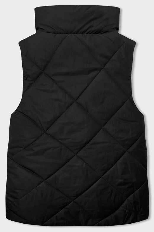 Khaki puchowy dwustronny bezrękawnika kamizelka ze stójką