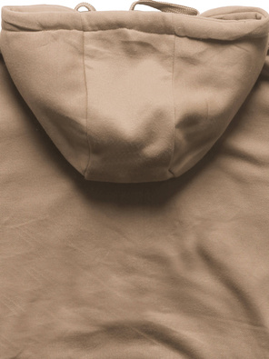 Nude zapinana damska bluza z kapturem