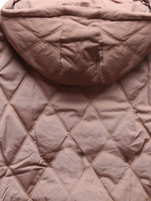 Oliwkowa krótka pikowana kurteczka