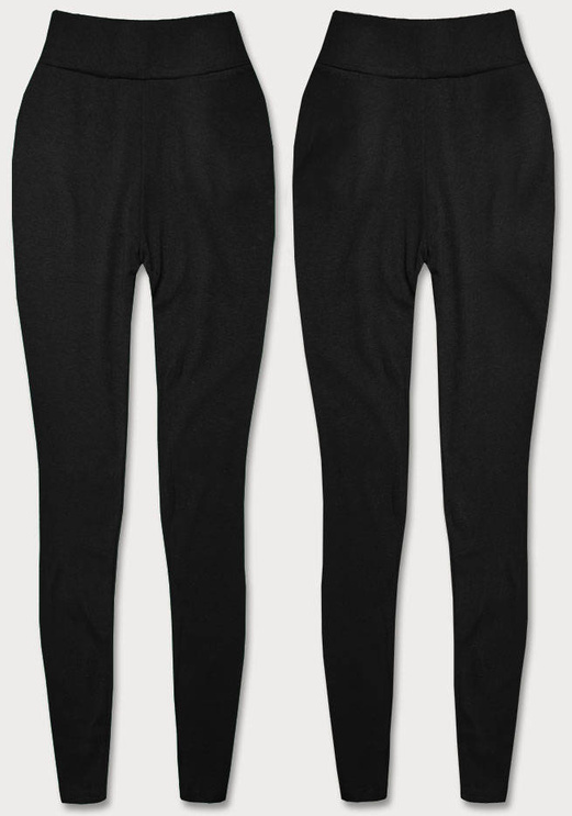 Czarne wyszczuplające legginsy fit basic