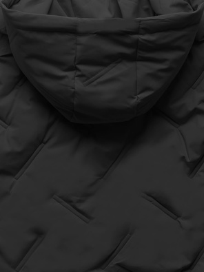 Czarny bezrękawnik kamizelka ze ściągaczem regulowanym po bokach