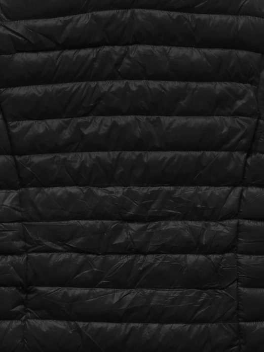 Czarna pikowana kurtka ze stójką
