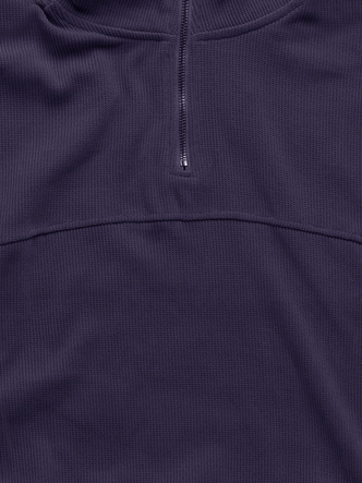 Fioletowy dres komplet w prążek fason ze stójką