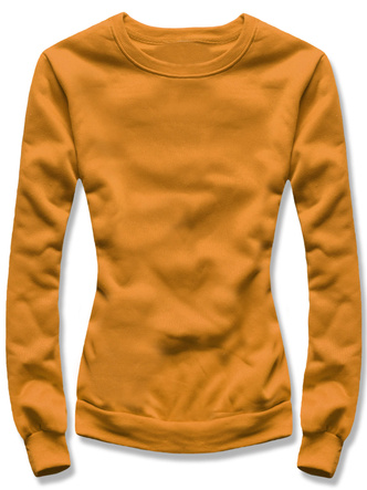Musztardowa casualowa damska bluza