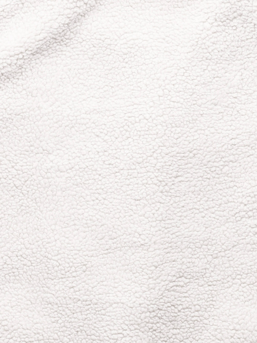 Biały płaszcz kożuszek kurtka zimowa z kołnierzem