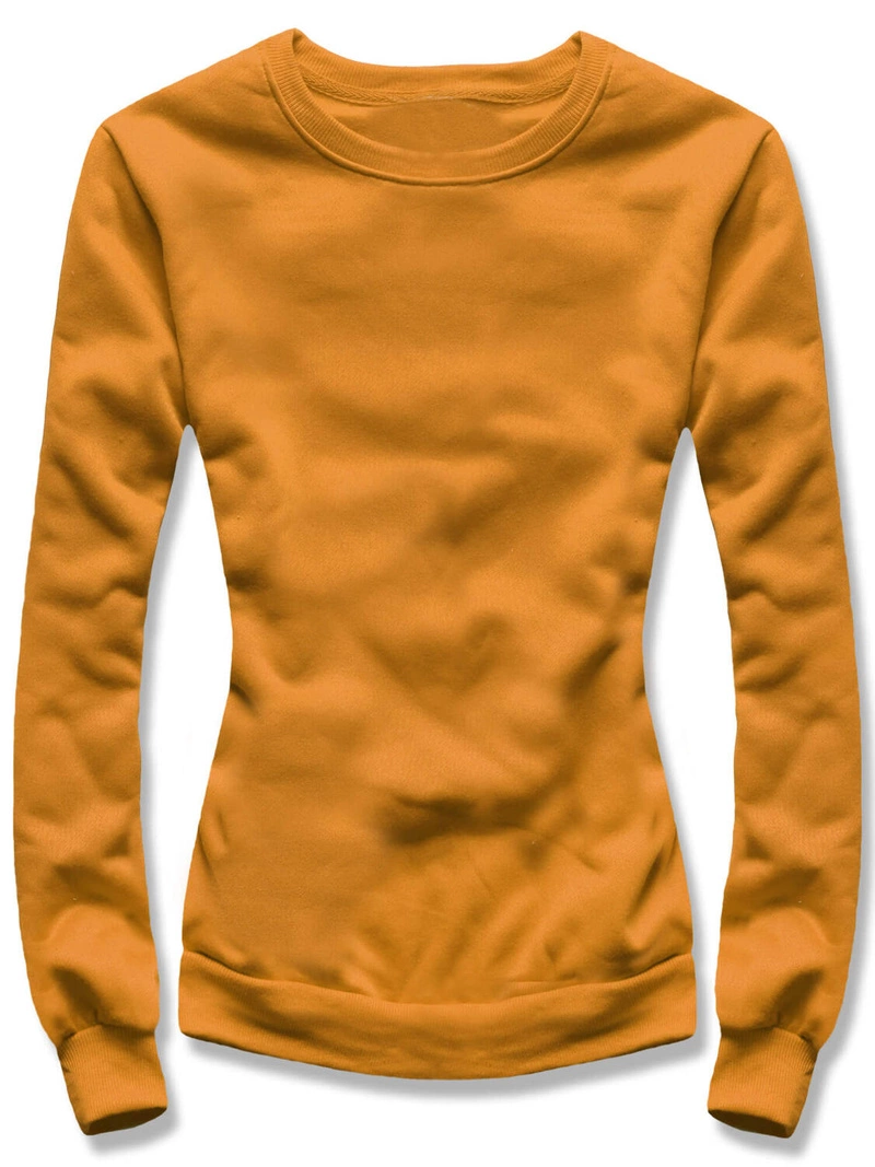 Musztardowa casualowa damska bluza
