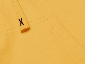 Żółta bluza z kapturem basic kangurka gładka wygodna sportowa dresowa