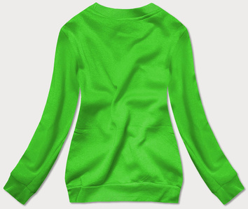 Zielona casualowa damska bluza