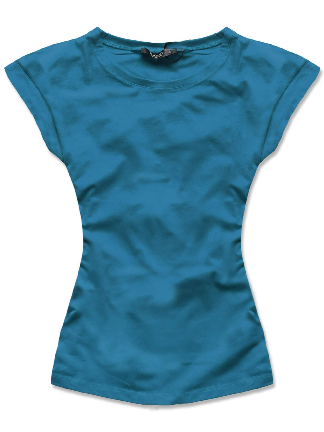 Morska gładka bluzka basic top