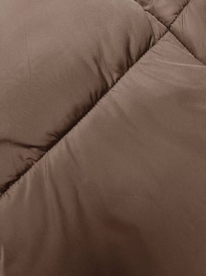 Beżowy fantastyczny pikowany bezrękawnik