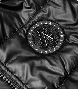 Czarny genialny bezrękawnik kamizelka