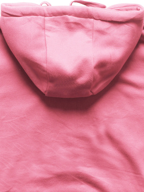 Różowa damska bluza dresowa z kapturem kangurka