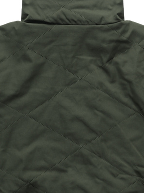 Ciemnozielona krótka kurtka stójka