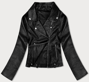 Czarna kurtka ramoneska