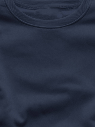 Granatowa casualowa damska bluza