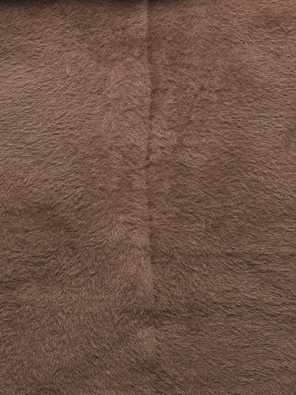 Czekoladowa damska narzutka alpaka wełniana