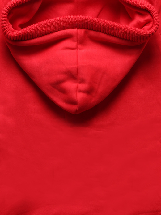 Czerwona unikalna damska bluza z genialnym kapturem