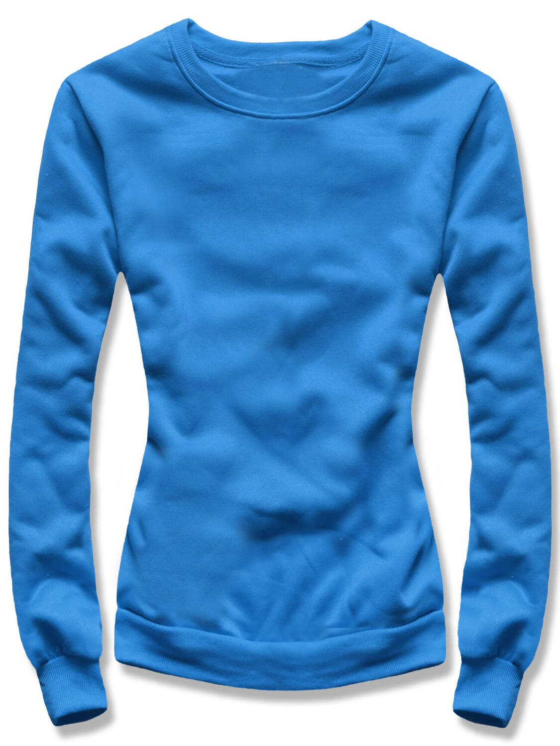Niebieska casualowa damska bluza