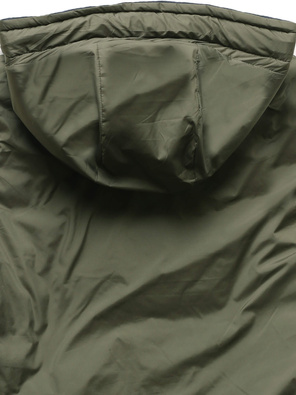 Czarny khaki dwustronny długi bezrękawnik kamizelka