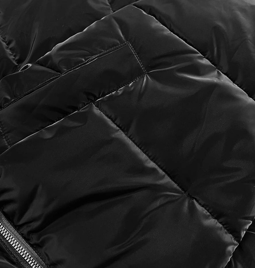 Czarna czaderska 3w1 zimowa kurtka damska trzy długości