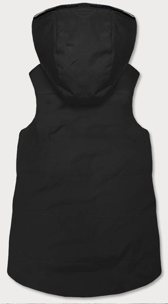 Czarny dwustronny pikowany bezrękawnik kamizelka