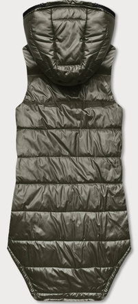 khaki genialny bezrękawnik kamizelka