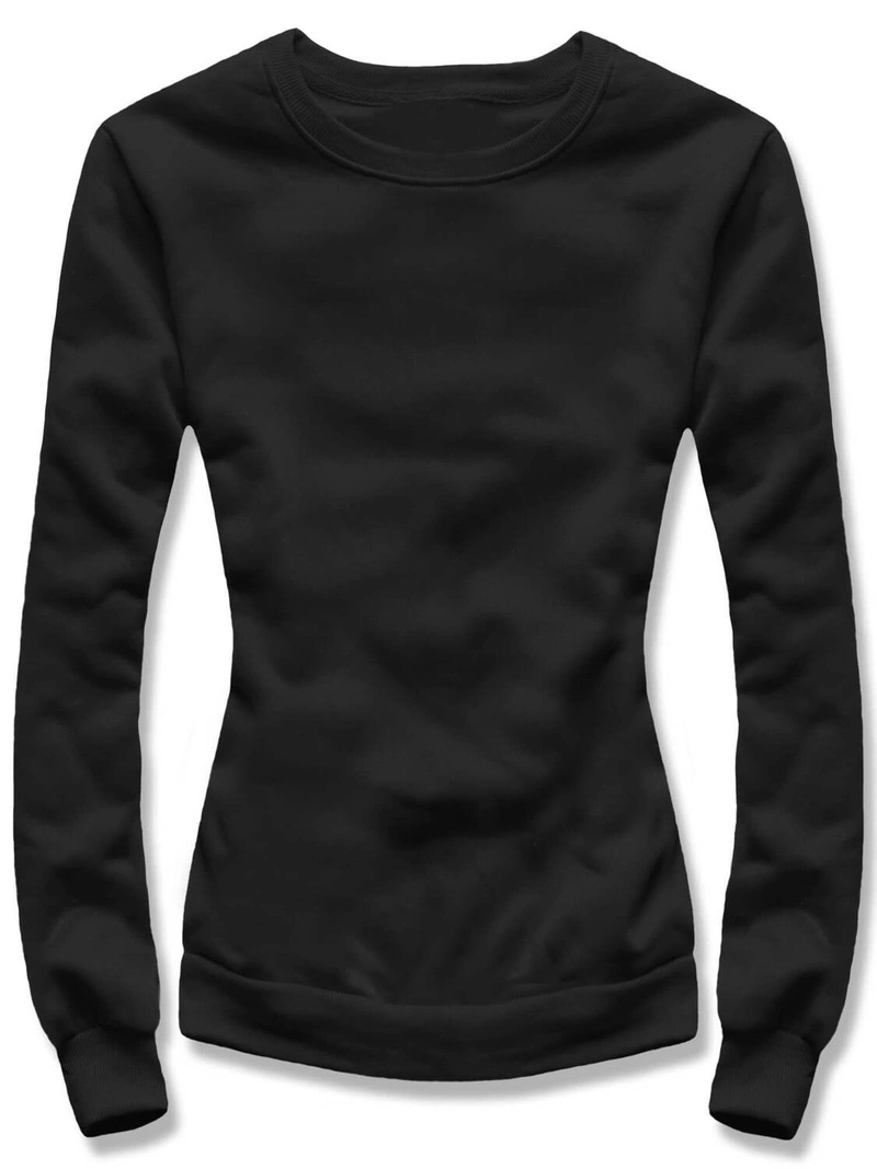 Czarna casualowa damska bluza