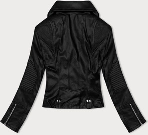 Czarna ramoneska z kołnierzem (11z8097)