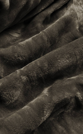 Khaki zimowy ocieplany płaszczyk z kapturem