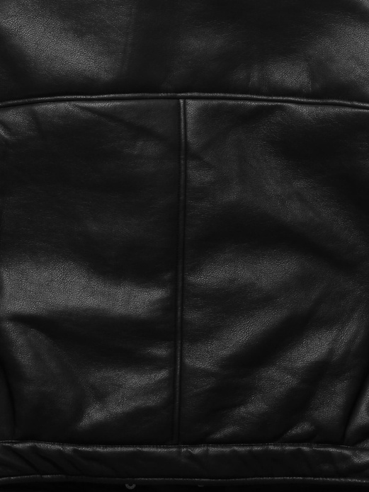 Czarna-brązowa damska zimowa ramoneska kurtka skóra stójka