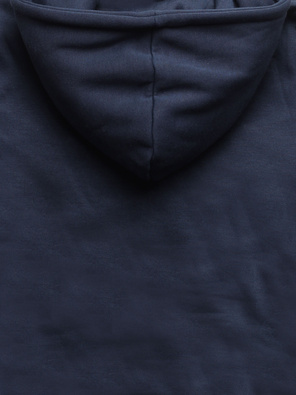 Granatowa damska bluza ze stójką łączone materiały