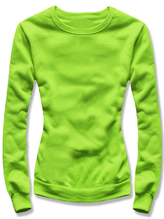 Jasnozielona casualowa damska bluza