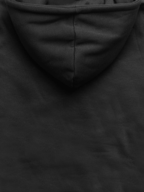 Czarna damska bluza ze stójką łączone materiały