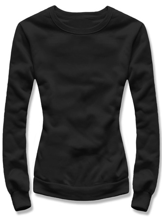 Czarna casualowa damska bluza