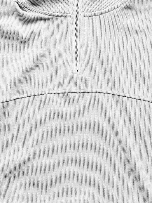 Jasnoszary dres komplet w prążek fason ze stójką