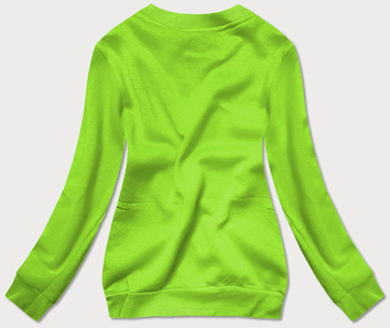 Jasnozielona casualowa damska bluza