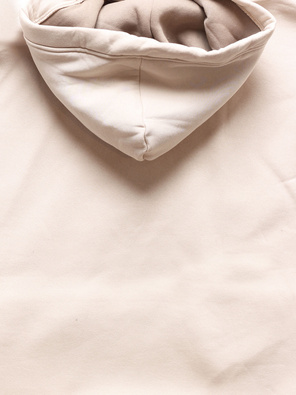 Beżowa fantastyczna gruba ciepła bluza kangurka