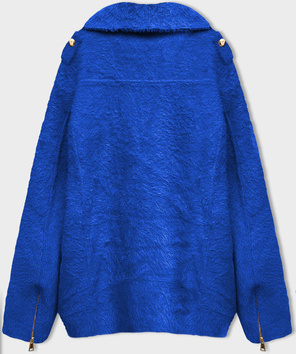 Chabrowa wełniana damska kurtka alpaka 